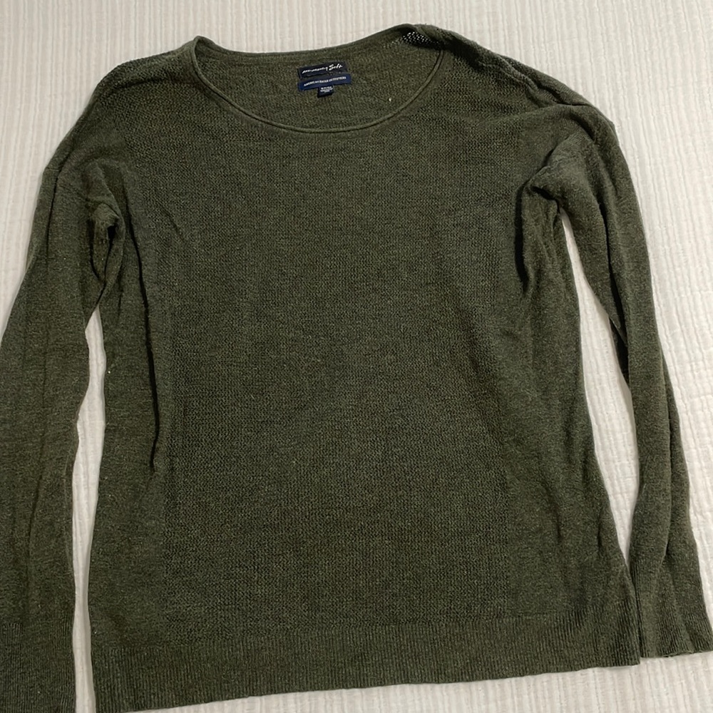 American Eagle Light Green Sweater